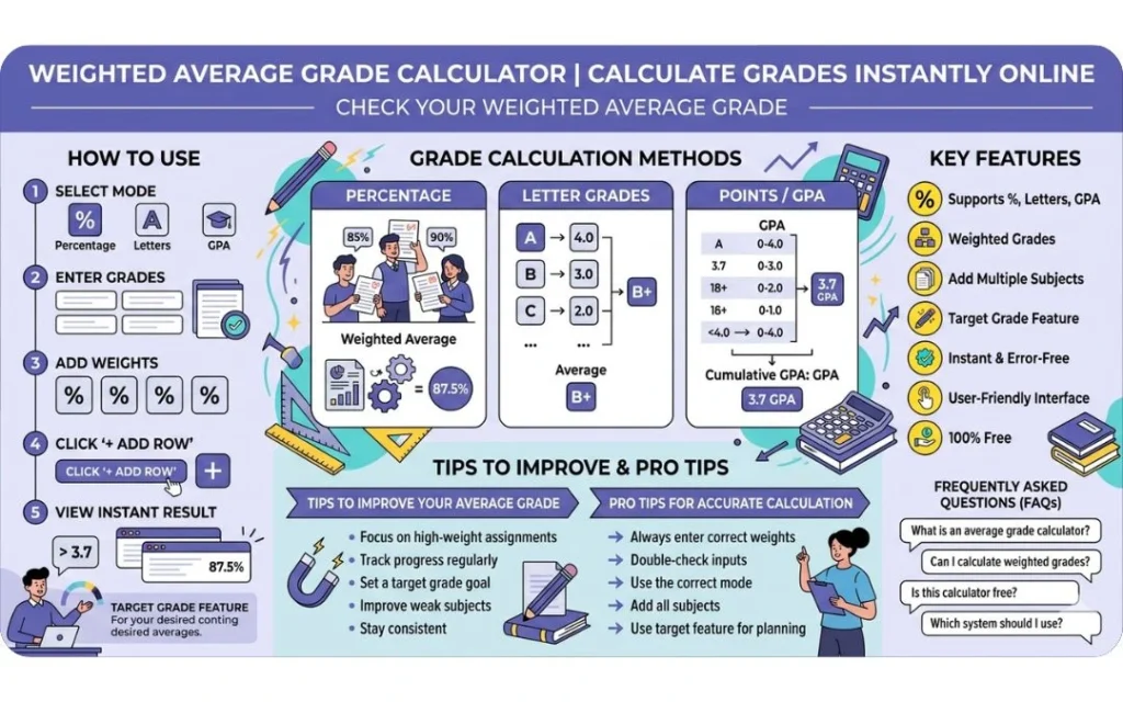 Average Grade Calculator